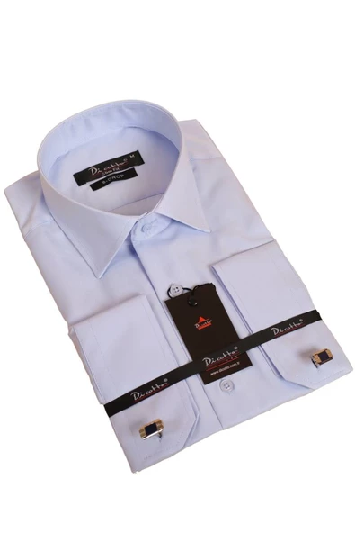 Mavi 8 Drop Ekstra Uzun Kol Dar Kesim Micro Kumaş Kol Düğmeli Slim Fit Erkek Gömlek - 197-4 ürün görseli