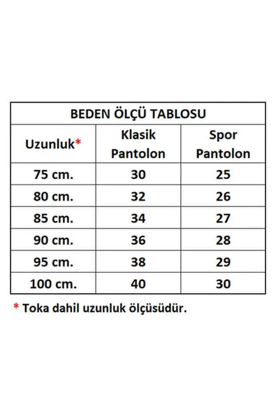 Siyah Çocuk Boy Suni Deri Dikişli Model 3 cm.lik Garson Klasik Kemer - G1-22K - Resim 4