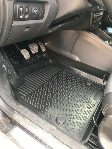 Rizline Renault Fluence 3D Havuzlu Paspas ve Bagaj Havuzu Set Siyah - Resim 3