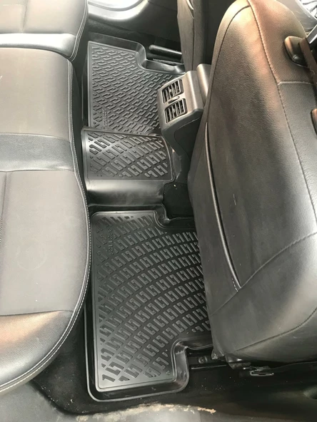 Rizline Renault Fluence 3D Havuzlu Paspas ve Bagaj Havuzu Set Siyah - Resim 5