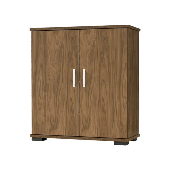 MODİLAYN BULUT 70 x 76 cm Ayakkabılık Dolabı Ceviz - 4