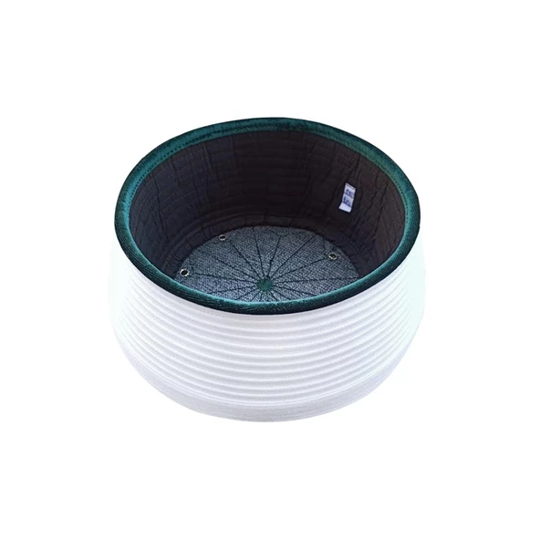 Kadife Sarık - Yeşil Erkek Şapka - 2