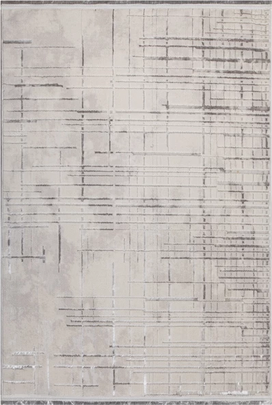 Modern Dekoratif Dokuma Salon Oturma Odası Çocuk Odası Mutfak Halısı Antre Halı Yolluk Krem 4113C - 2