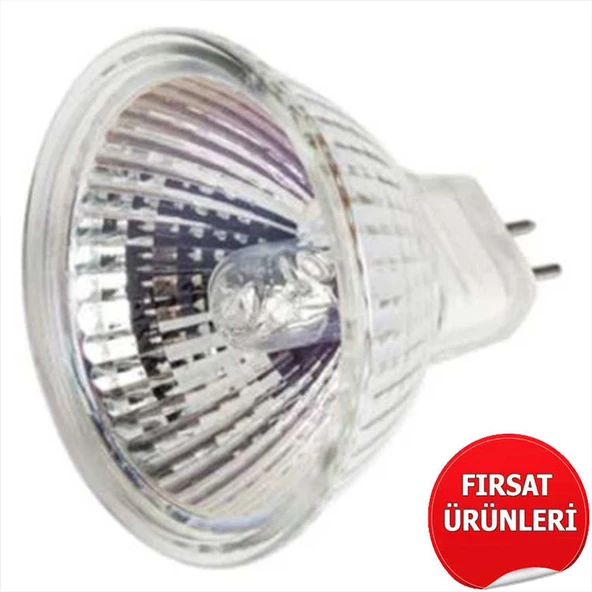 5 Adet HOROZ 220X50 50 Watt Çanak Ampul Ampül Mr 16 Duylu