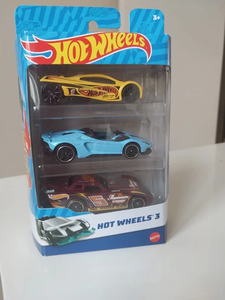Hot Wheels 3'lü Araba Seti  K5904 - 3