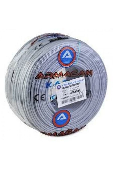 ARMAĞAN CCTV 2+1 (2X0.22mm) 250m - %100 BAKIR 75 OHM