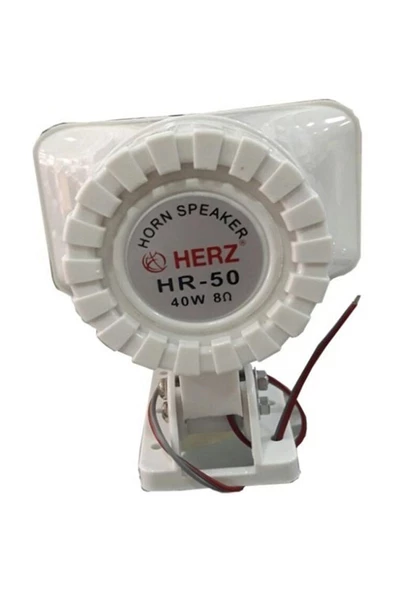 Hr-50 40 Watt 8 Ohm Horn Hoparlör Pazarcı Hoparlör Speaker - 2