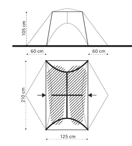 Turbat Shanta Pro 2 İki Kişilik Çadır - Alu, Sarı - Resim 6