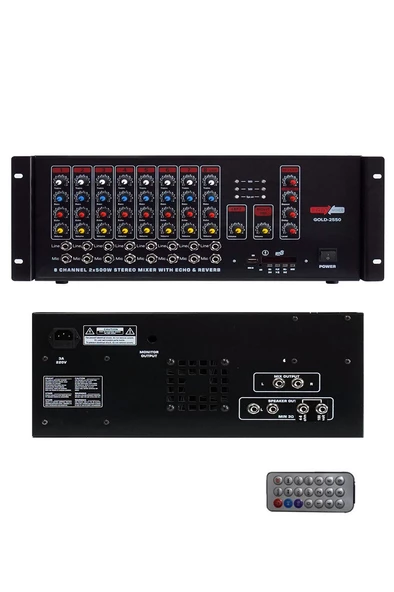 Lastvoice Gold-2550 2x500 Watt Hat Trafolu Cami Anfisi - 2