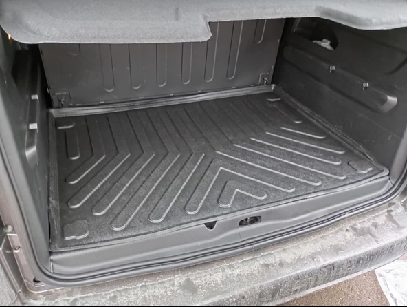 Rizline Opel Combo 2019+ Seperatörlü3D Bagaj Havuzu Siyah - Resim 3