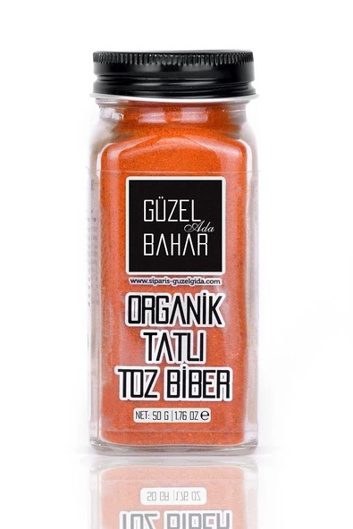 Organik Toz Biber Tatlı 50 Gr