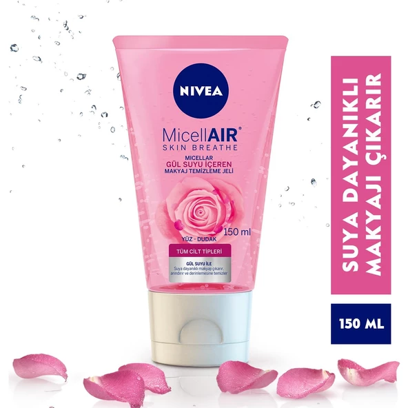 NİVEA VISAGE MAKYAJ TEMİZLEME JELİ GÜL 150ML