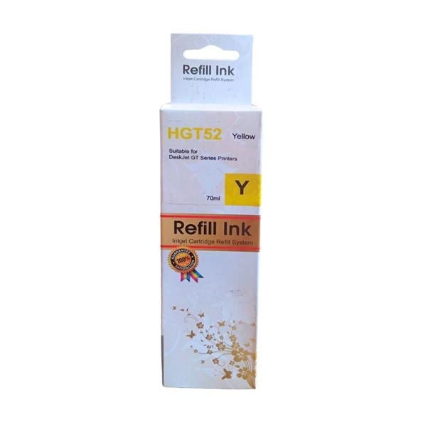 Perfıx Gt52Y Sarı Moh56A Şişeli Mürekkep 70Ml