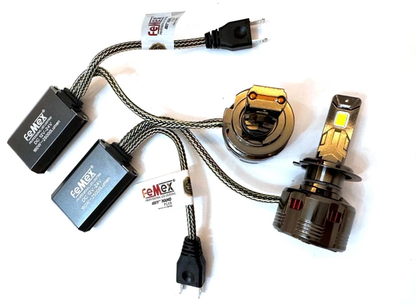 Femex GT Nano Plus Csp LUMILED ROYAL Chipset Radyatör Soğutmalı H7 Led Xenon Led Headlight - 4