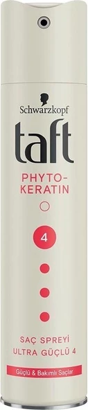 Taft Saç Sprey Phyto Keratin No.4 Ultra Güçlü