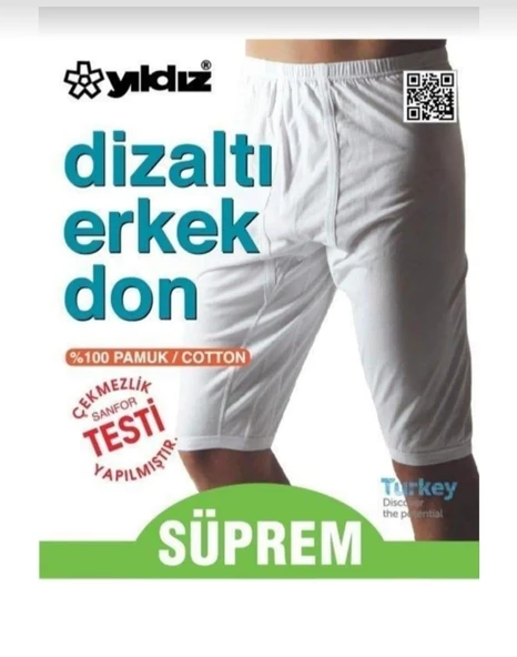 YILDIZ 49 ERKEK SÜPREM DİZALTI PAÇALI DON 6 ADET - 2