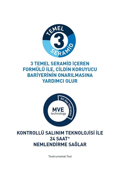 Nemlendirici Krem Kuru Ciltler Seramid Ve Hyalüronik Asit Içerikli Yüz Vücut 50ml - 6