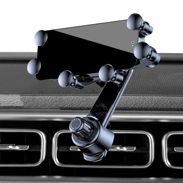 Polham Pro Model Tarantula Tipi Havalandırma Girişli Telefon Tutucu, 360 Derece Dönebilen Tutucu - 4