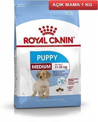 Royal Canin Medium Puppy Orta Irk Yavru Köpek Maması 1 Kg AÇIK