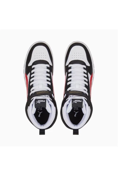 Puma RBD Game - Erkek White-Red-Black Bilekli Spor Ayakkabı - 385839 05 - 6