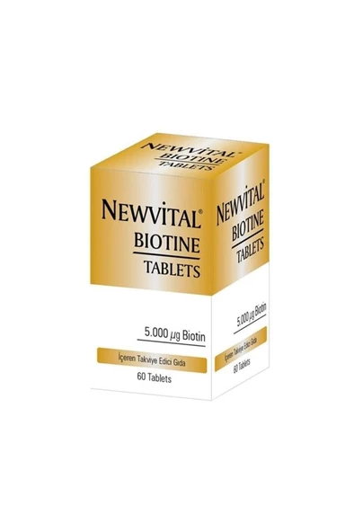 Newvital Biotin 60 TABLET ürün görseli 1