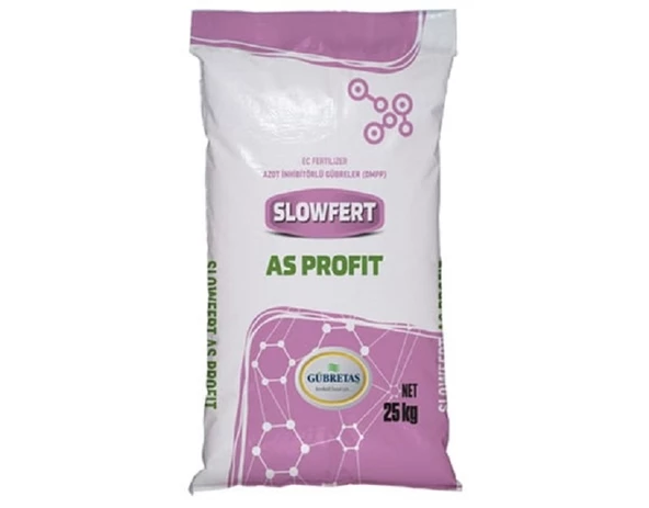 Gübretaş SLOWFERT AS PROFIT (25 Kg) Yavaş Salınımlı, 21 Azot Gübre