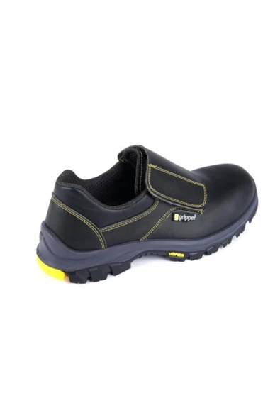 Gripper Gpr-34 S2 Siyah Deri Kompozit Vibram Taban Iş Güvenlik Ayakkabısı - 3