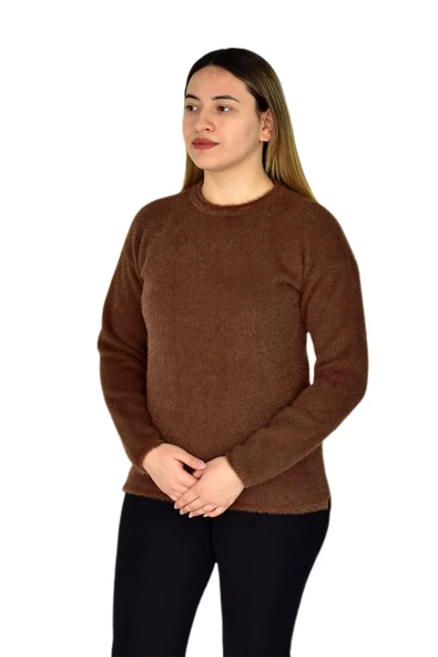 Kadın Yumoş Spor Triko Kazak BGL-ST03368 - Resim 10