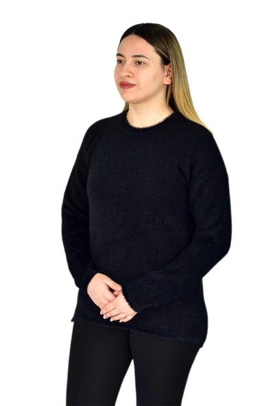 Kadın Yumoş Spor Triko Kazak BGL-ST03368 - Resim 7