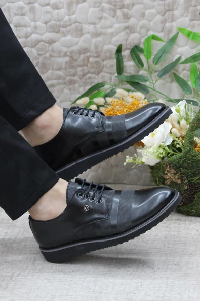 Fort Rasgo 2706 Siyah Eva Taban Hafif Erkek Ayakkabı - Resim 5