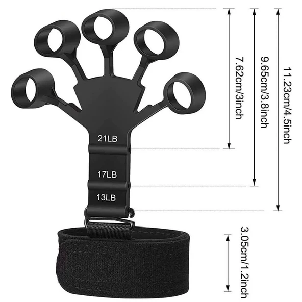 BUFFER®  Esneyebilen Bilek Ve Kol Geliştirici Kavrama Güçlendirici El Parmak Spor Aparat - 3