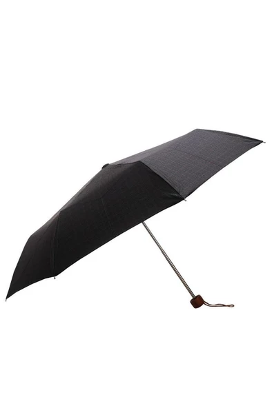 April Lüx Şemsiye Süper Mini Kare Çizgili Füme - 6