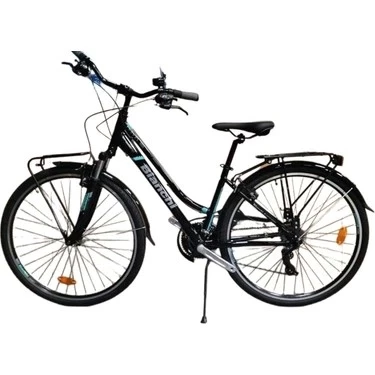 Bianchi Travel 505 V Fren 21 Vites 28 Jant Şehir Bisikleti Siyah Turkuaz 40 Kadro