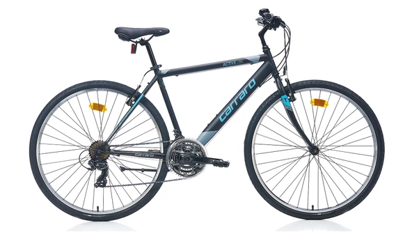 Carraro Active 280 V Fren 21 Vites 28 Jant Şehir Bisikleti Siyah Mavi 49 Kadro - Resim 2
