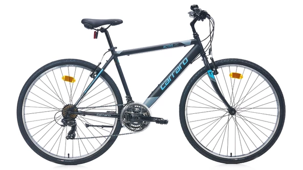 Carraro Active 280 V Fren 21 Vites 28 Jant Şehir Bisikleti Siyah Mavi 52 Kadro