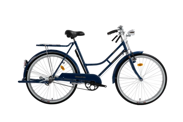 Bisan Roadstar Classic Lady Çubuk Fren 26 Jant Şehir Hizmet Bisikleti Mavi 54 Kadro