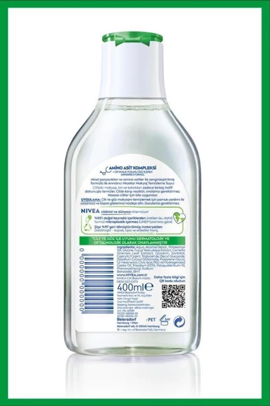 Nivea Micellar Makyaj Temizleme Suyu Arındırıcı 400 Ml, Yüz,göz Ve Dudak Temizleme - 4