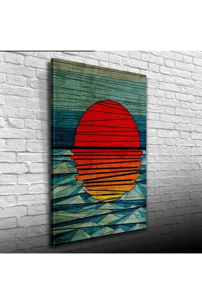 Günbatımı Canvas Tablo (50x70) - 2