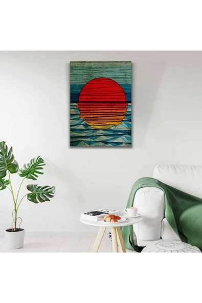 Günbatımı Canvas Tablo (50x70)
