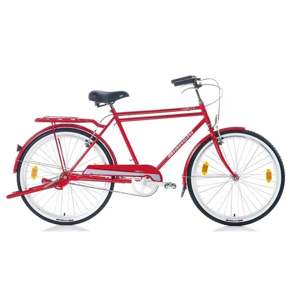 Bianchi Milano V Fren 26 Jant Şehir Bisikleti Kırmızı Gri Siyah ürün görseli