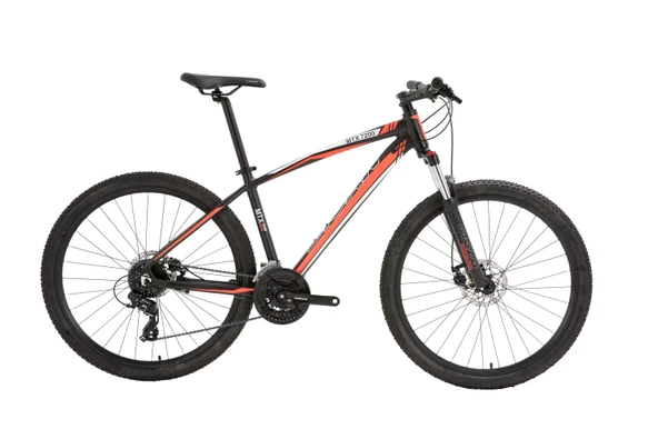 Bisan MTX 7200 MD Fren 24 Vites 29 Jant Dağ Bisikleti Siyah Kırmızı 19 Kadro - 2