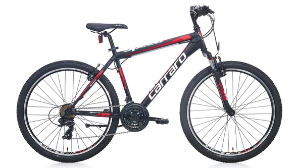 Carraro Speed 260 V Fren 21 Vites 26 Jant Dağ Bisikleti Siyah Kırmızı 41 Kadro