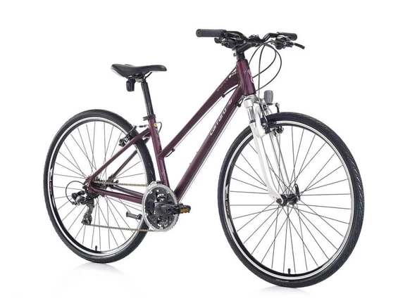 Carraro Sportive 222 V Fren 21 Vites 28 Jant Şehir Bisikleti Mat Mor Gri Fuşya 41 Kadro - Resim 2