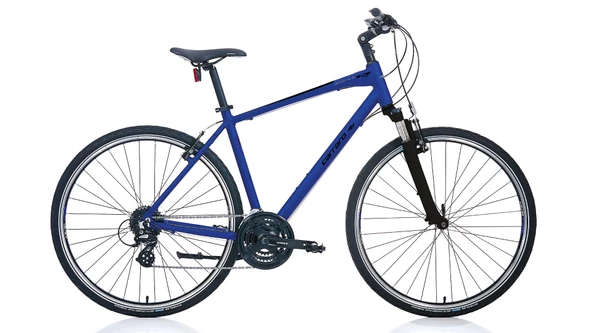 Carraro Sportive 224 V Fren 24 Vites 28 Jant Şehir Bisikleti Manyetik Mavi Siyah 46 Kadro