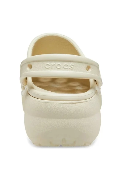 Crocs Classic Platform Clog W Kadın Sandalet 206750-2Y2 Ekru - 4