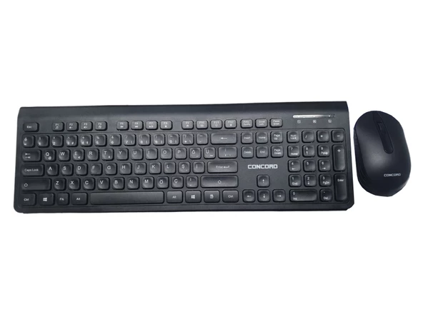 Concord C69 Kablosuz Multimedya Türkçe Q Klavye Mouse Seti - 2