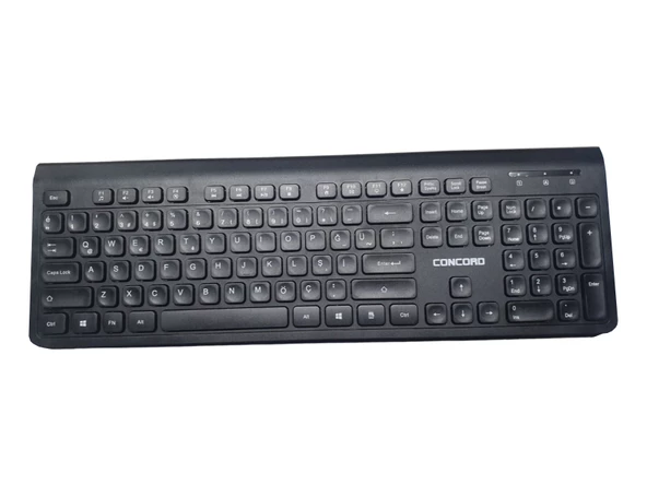 Concord C69 Kablosuz Multimedya Türkçe Q Klavye Mouse Seti - 3
