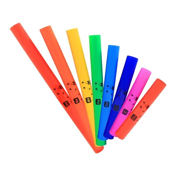 Jwin JBW-10 8li Boomwhackers Chromatic Set - 2