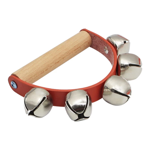 Jwin SZ-301D Ahşap Saplı Deri D Zil Orff - Ritim Aleti - 4