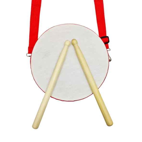 Jwin JDT-2003 Ahşap Askılıklı Davul - 20 cm Orff - Ritim Aleti - 3